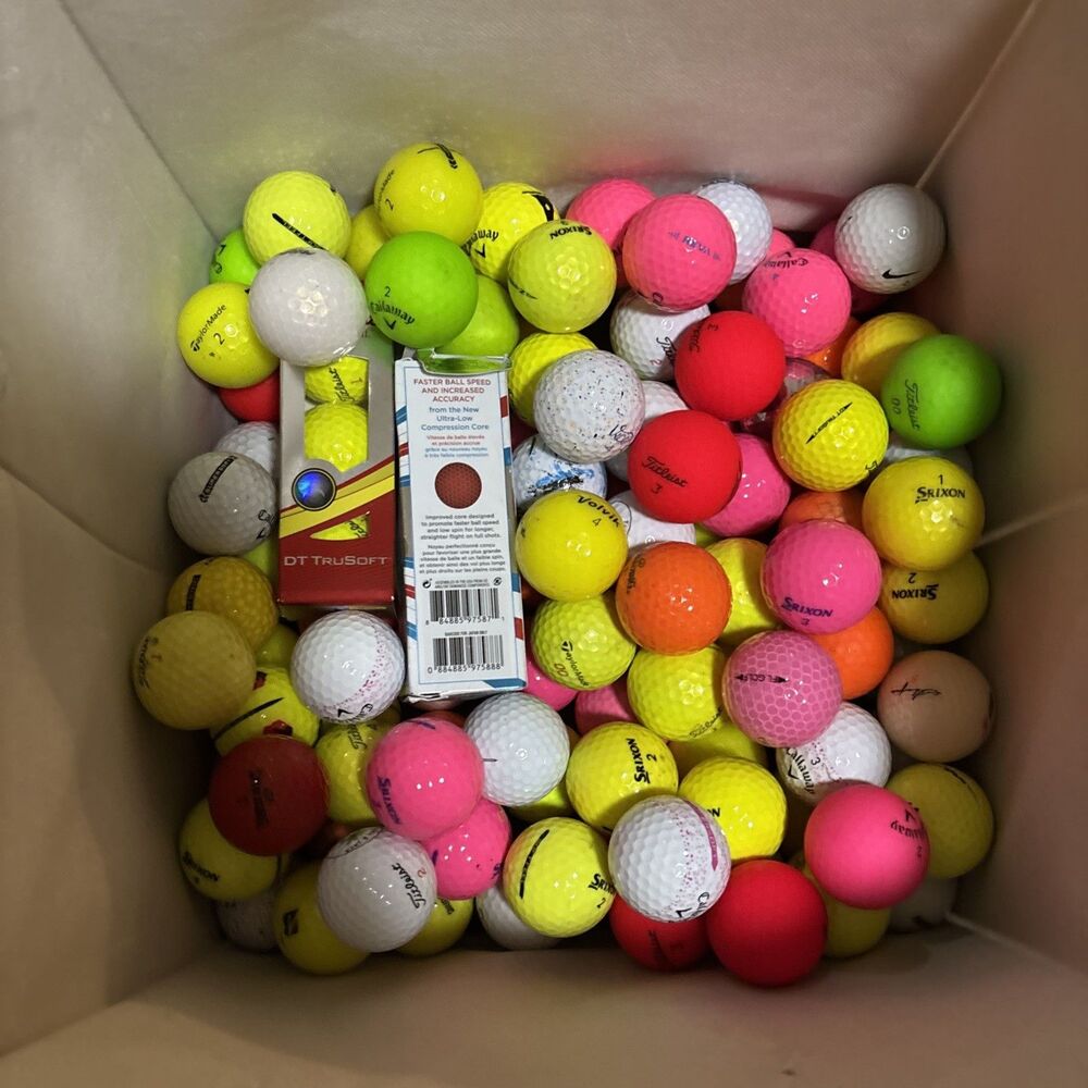 113 Golf Balks Plus 2 Box Of Golf Balls [ Assorted Brands